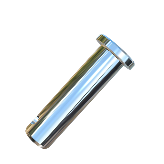 Titanium Allied Titanium Clevis Pin 4mm X 12mm grab length X 15mm, 1.8mm hole